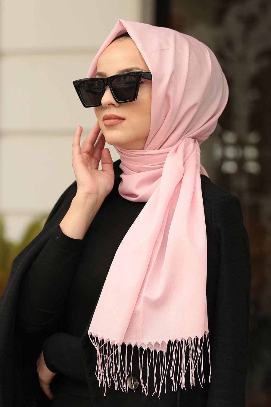 Pink Satin Plain Hijab | Um Anas - Islamic clothing, Hijabs, Abaya's, Kaftans