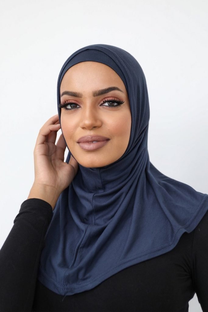 AlAmira 2Piece Hijab (Navy Blue) Um Anas Islamic clothing, Hijabs